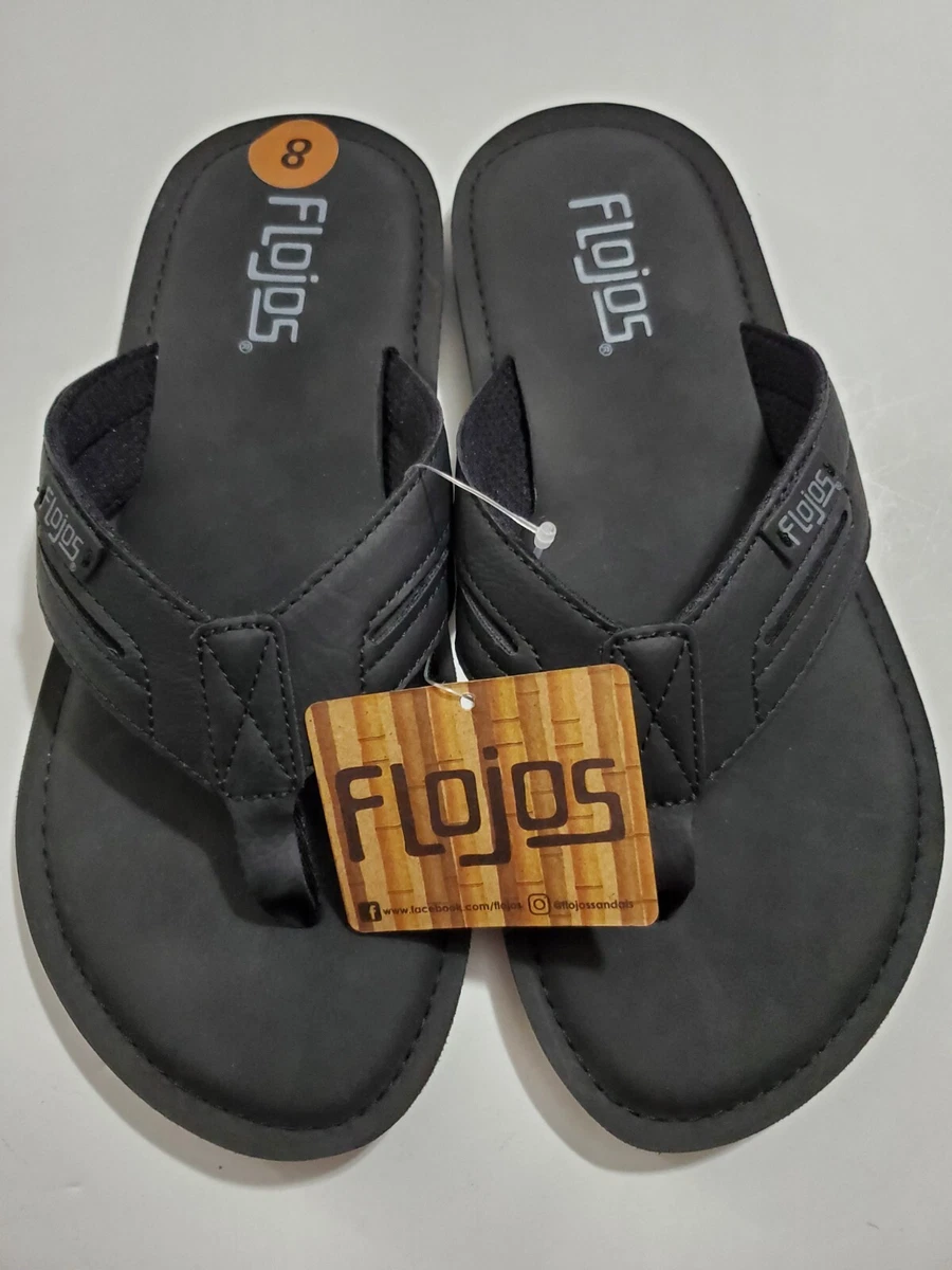 Flojos Men's Flip Flop Tan Pair Of Shoes