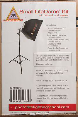 Photoflex LiteDome Kit mit Lichtstativ und Blitzadapter (FV-XT1SLDKIT)