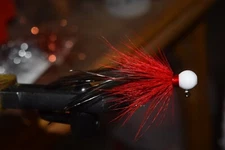 (4) NIGHTMARE  HANDTIED DEER HAIR JIGS  1/32, 1/16, 1/8 1/4