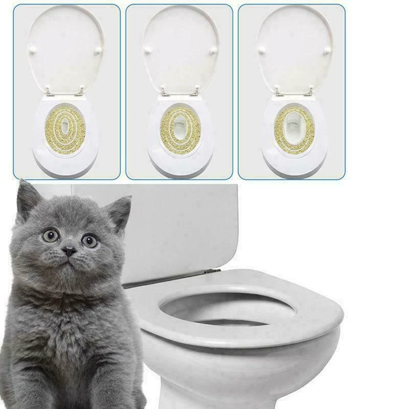 Toilet seat for clearance cats