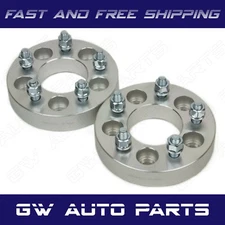 2 PC 1.25" WHEEL SPACER ADAPTERS 5X4.75" CB 74mm STUD 7/16" FIT OLD CORVETTE