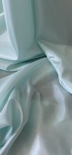 Light Mint Habotai Silk Lining Fabric 45'' PRICE PER METER