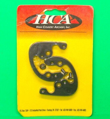 New High Country Archery Hybrid Wheel Cam Draw Length Module Set #6 - Black