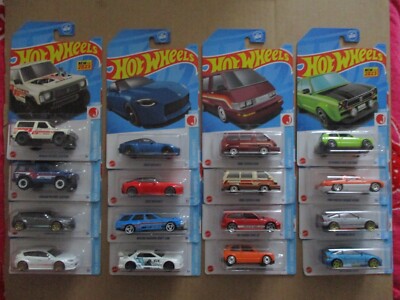 Hot Wheels 2023 J-Imports 10 Cars w/Variations Red Edition 16 Total Lot X-9