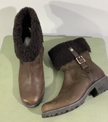 Ugg Boots Leather Motorcycle 6