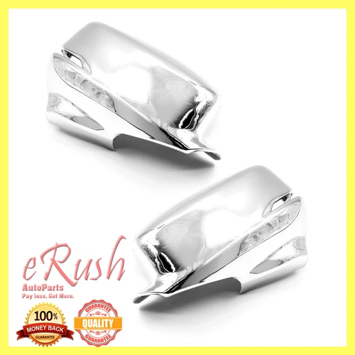 FIT 13-17 HONDA ACCORD 11-15 CROSSTOUR CHROME SIDE MIRROR FULL COVERS W/ SIGNAL