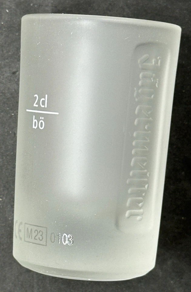 Jägermeister Shotgläser 6er Set 2 cl Milchglas frosted Kurze Stamperl Party Shot - Bild 2 von 4