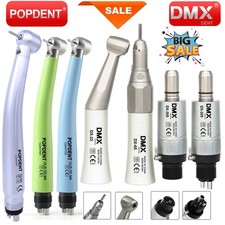 Dental E-generator Fiber LED Turbine Color High Speed/Low Speed Handpiece 2H/4H