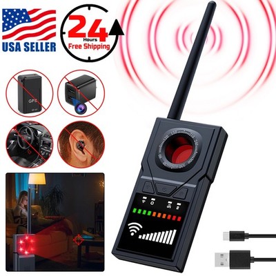 Anti-Spy Camera Wireless RF Detector GSM Bug GPS Tracker Finder Scanner Device u