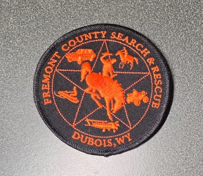FREMONT COUNTY, WY. SEARCH & RESCUE TEAM PATCH