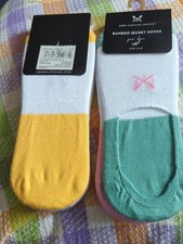 Crew Clothing Company Bambus Mix geheime Socken 6 Paar neu mit Etikett