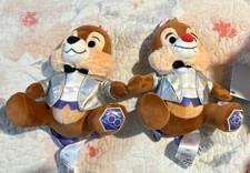 Disney Chip 'n Dale 100 Years Anniversary Small Plush Stuffed Animals Set