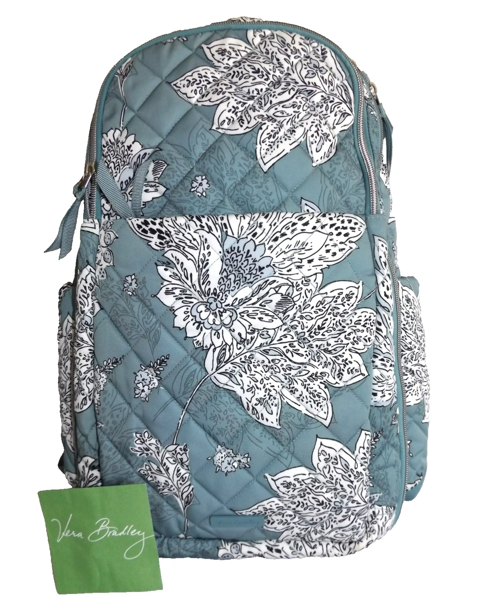 VERA BRADLEY Large Travel Backpack Performance Twill Tiger 