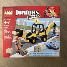 LEGO Juniors: Digger (10666) 75 pcs. construction, water pipes, bucket, crane