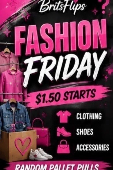 Fashion Friday | Clothing, Shoes, Accessories & Fresh Pallet Finds Live