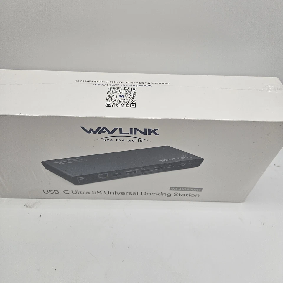 Wavlink USB-C Ultra 5K Universal Docking Station, Dual 4K Display, WL-UG69DK1 - Image 2 of 4