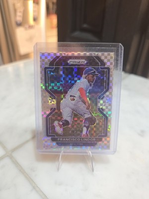 2022 Prizm Baseball Fransisco Lindor Power Plaid Prizm /75