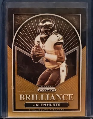 2022 Panini Prizm - Brilliance Jalen Hurts #B-8 Gold Prizm /10