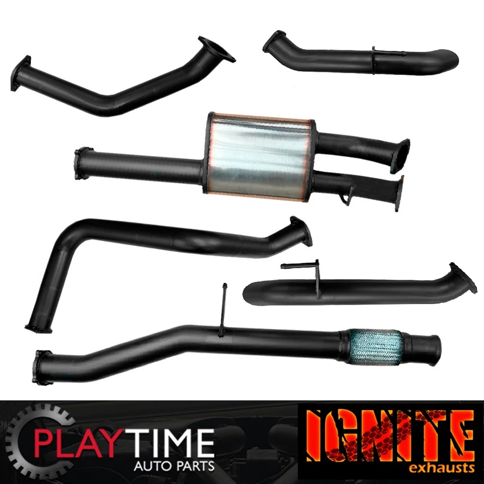Single 3.5" - 3" Dual Cat Back Exhaust For Silverado ZR2 6.2L V8 Straight Pipe