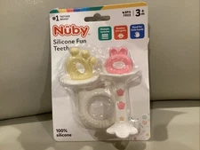 Nuby Silicone Baby/Infants Teething Toy Soft Multi Textured Teether