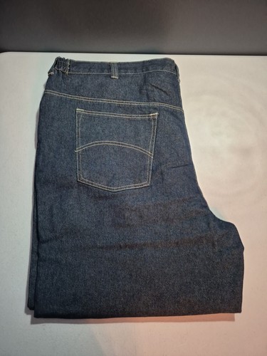 NWT Liberty Blues Denim Blue Jeans 50x29” Fleece Lined Elastic Waist Relaxed Fit - Picture 7 of 21