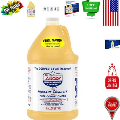 1 Gallon Fuel Additive for Gas and Diesel - Boost MPG & Engine Performance