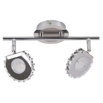 Deckenleuchte Wandlampe schwenkbar Kristallleuchte Küchenlampe Chrom LED L 21 cm - Bild 1 von 4