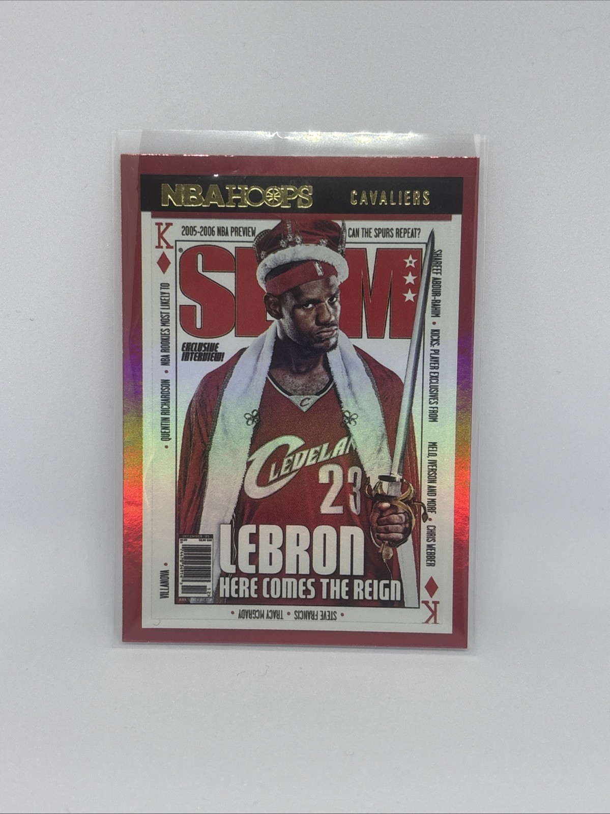 2021-22 Panini NBA Hoops - Slam LeBron James #SLAM #93 Holo