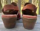 SOFFT heeled sling back mules/shooties, 8 1/2, rust, EUC! — photo 7