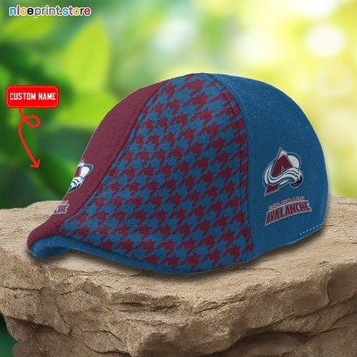 Colorado Team Avalanche Ivy Cap NHL Newsboy Cap Avalanche Golf Cap NHL Flat Cap