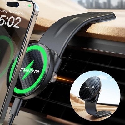 Phone Holder SmartPhone Holder Car Wireless Charging Magnet 15W Japan