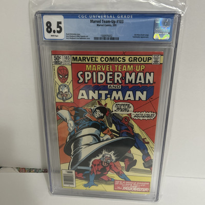 Marvel Comics Spider -man Ant Man March 1981  team up # 103