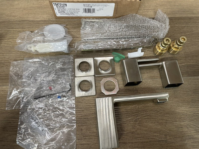 Moen TS6721BN 90 ° 1.2 GPM Widespread Bathroom Faucet/Pop-Up Drain Assembly*READ