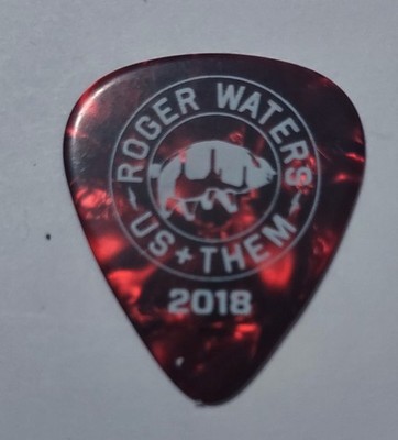 Roger Waters Pink Floyd   2018 US And Them Tour Guitar Pick   Authentic 