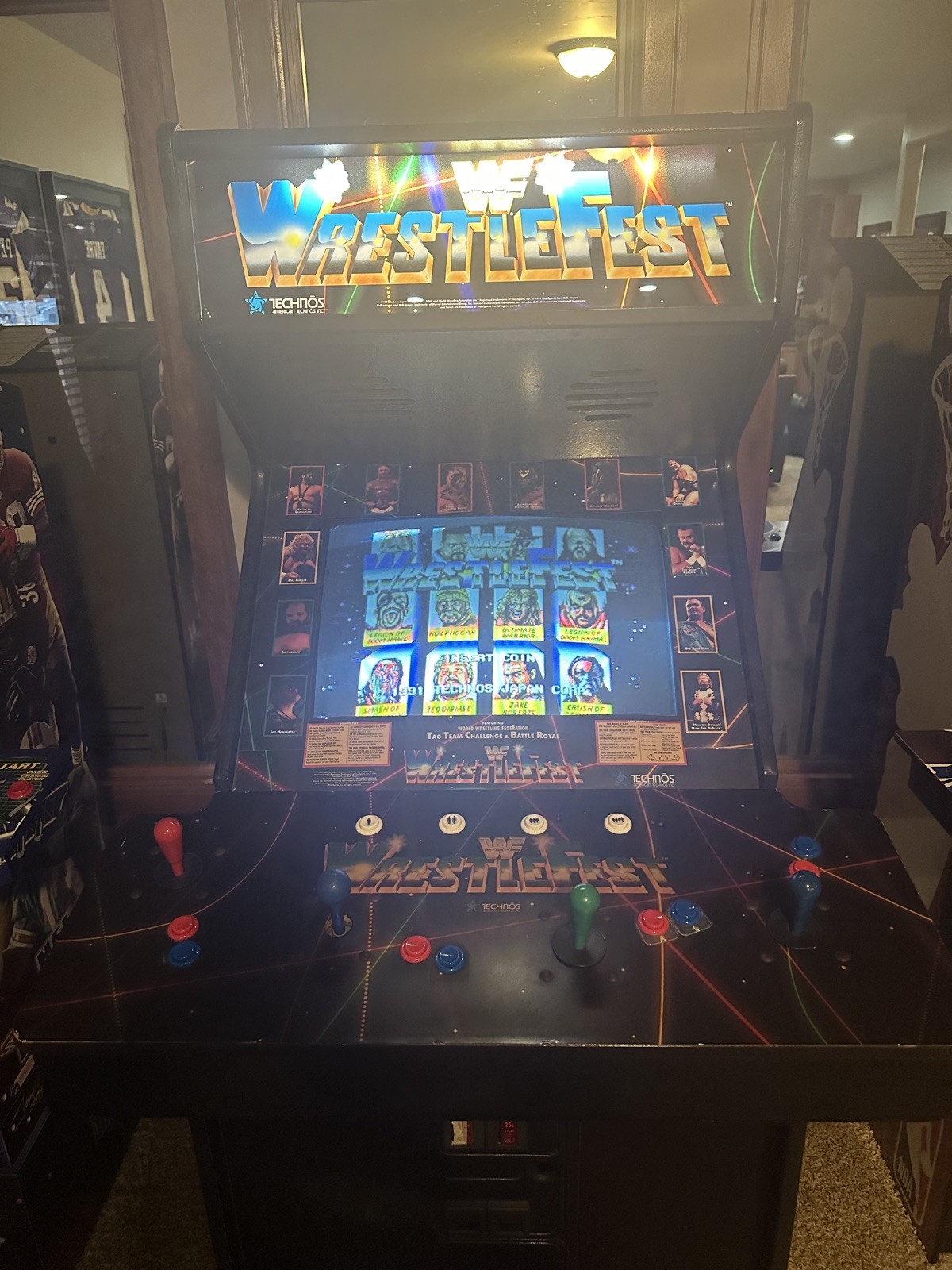 WWF WRESTLEFEST ARCADE MACHINE (1991)