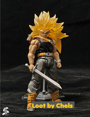 Trunks SSJ SSS Studio Super Saiyan 3 Not SH Figuarts SHF DBZ IN STOCK US Seller