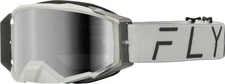 Fly Racing Zone Pro Goggle Grey with Grey Mirror/Smoke Lens 37-51910