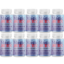 Magic Burn Weight Loss Support Formula, (10 Bottles) Genuine Fat Loss Supplement