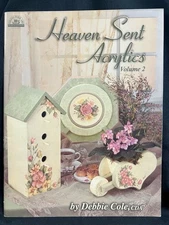 Vintage Decorative Tole Painting Pattern Bk Heaven Sent Acrylics 2 Debbie Cole