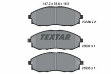 Textar 2353601 Bremsbelagsatz, Scheibenbremse für HYUNDAI