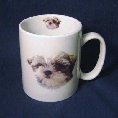 Cute Shih Tzu Puppy Dog Large 14 Ounce Coffee Mug