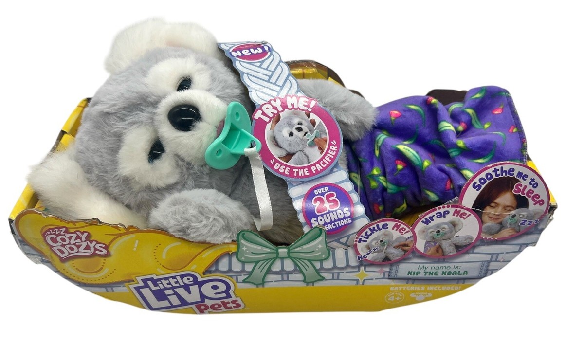 Little Live Pets Cozy Dozy Koala The Kip New Moose Toys Talking
