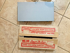 LOGAN DELUXE METAL SLIDE FILE GREAT FOR COINS TOO 