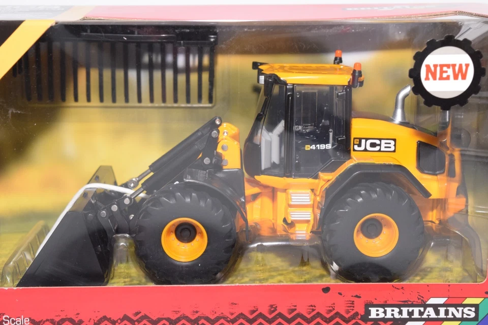 CARGADORA DE RUEDAS PALA B4 1:32 GRAN Bretaña 43223 jcb 419s 419 s sin usar, en caja 2 Foto 2 de 4