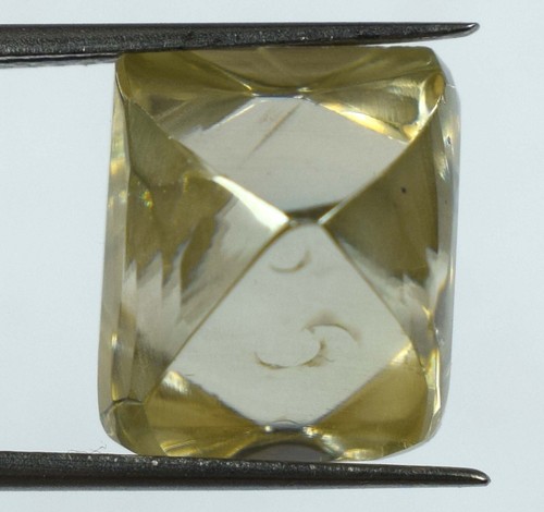 Loose CVD Diamond 12.40 Ct/12 mm O-P Fancy Champagne VVS1 Clarity Certified - Picture 7 of 8