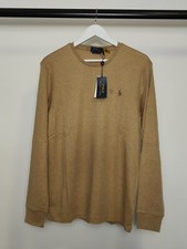 Image of Polo Ralph Lauren Long Sleeve T-shirt in Khaki M