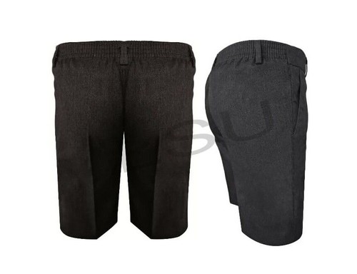 BOYS PLUS SIZE STURDY SCHOOL SHORT HALF ELASTICATED WAIST S M L XL 2XL 3XL 4XL - Picture 6 of 6