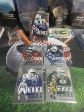 2021 Absolute Football Unsung Heroes Insert 5 Card Lot Packers Colts Patriots