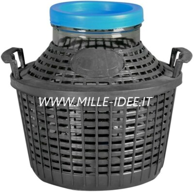 Cesta Fodero Rivestimento In Plastica Per Damigiana 54 Litri, 3 - Foto 9