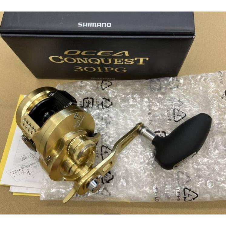 Shimano 22 OCEA Conquest 301PG Left Baitcasting Reel | eBay Shimano 22 OCEA Conquest 301PG Left Baitcasting Reel | eBay